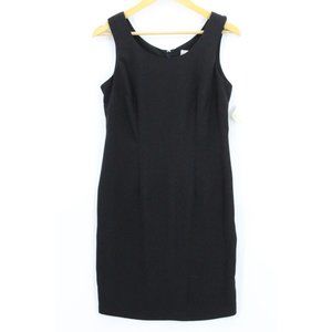 Vintage S.L Fashions Petites Dress Women's Pullover Black Sleeveless Size 8P